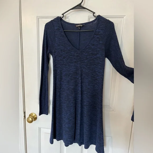 express fit and flare shirt dress Sleeveless Fit-and-Flare Shirt Dress main image 0